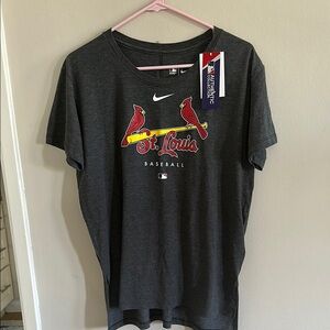 Nike Women’s Gray St. Louis Baseball T-Shirt